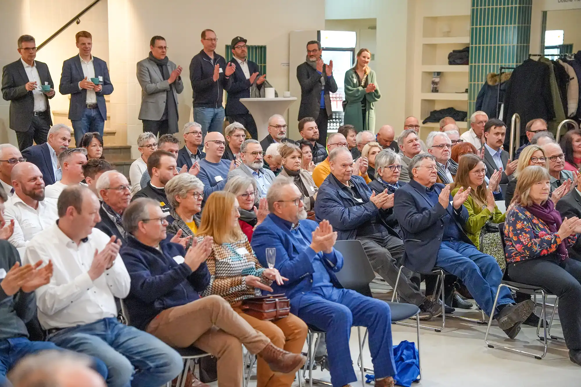 Publikum beim Neujahresempfang der Gewerbevereine im Kasseler Osten