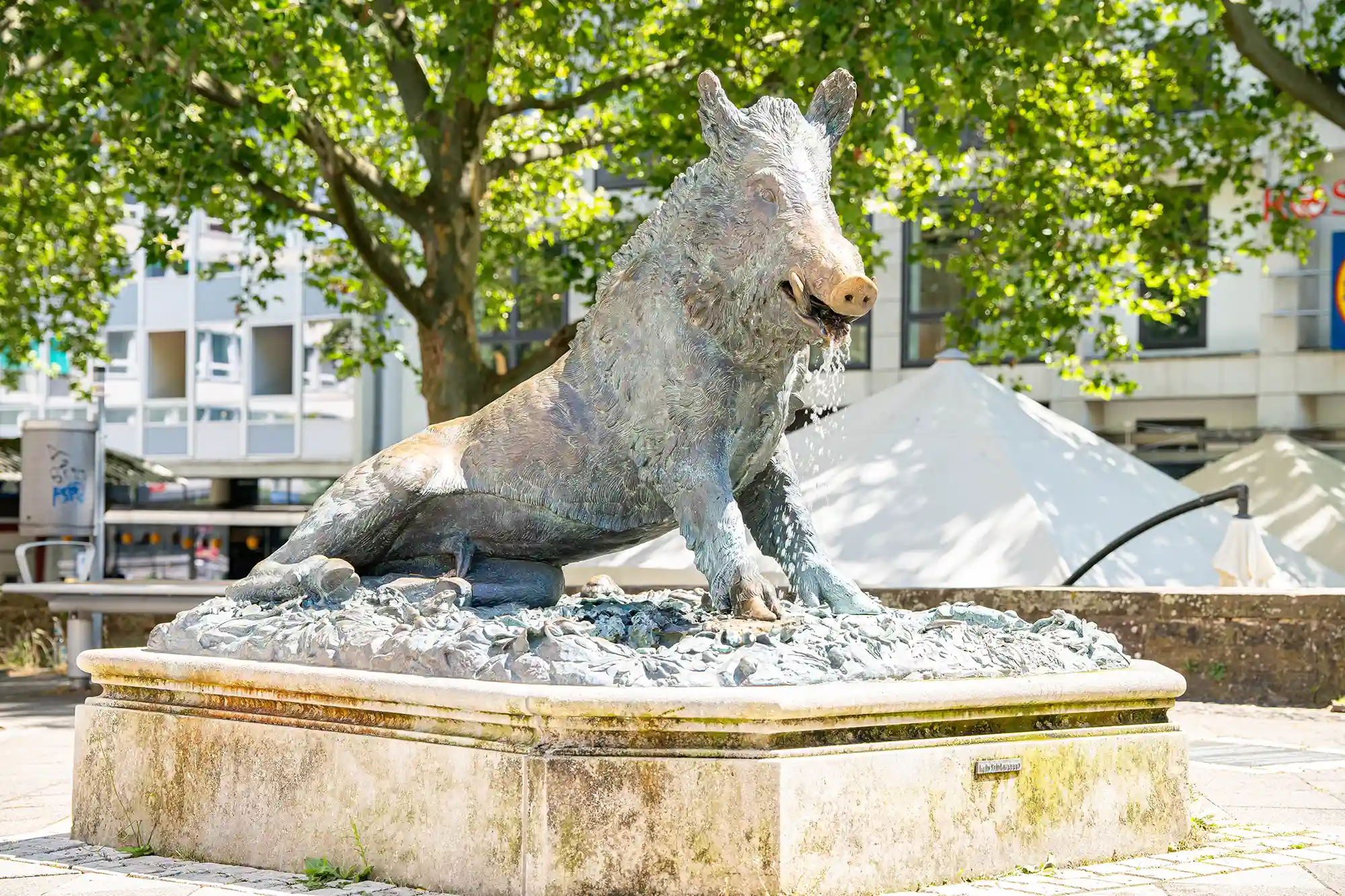 Piglet Fountain in Kassel